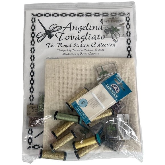 Angelina Tovagliato Dragonfly Pillow Kit The Royal Italian Collection Coleman - Picture 4 of 7